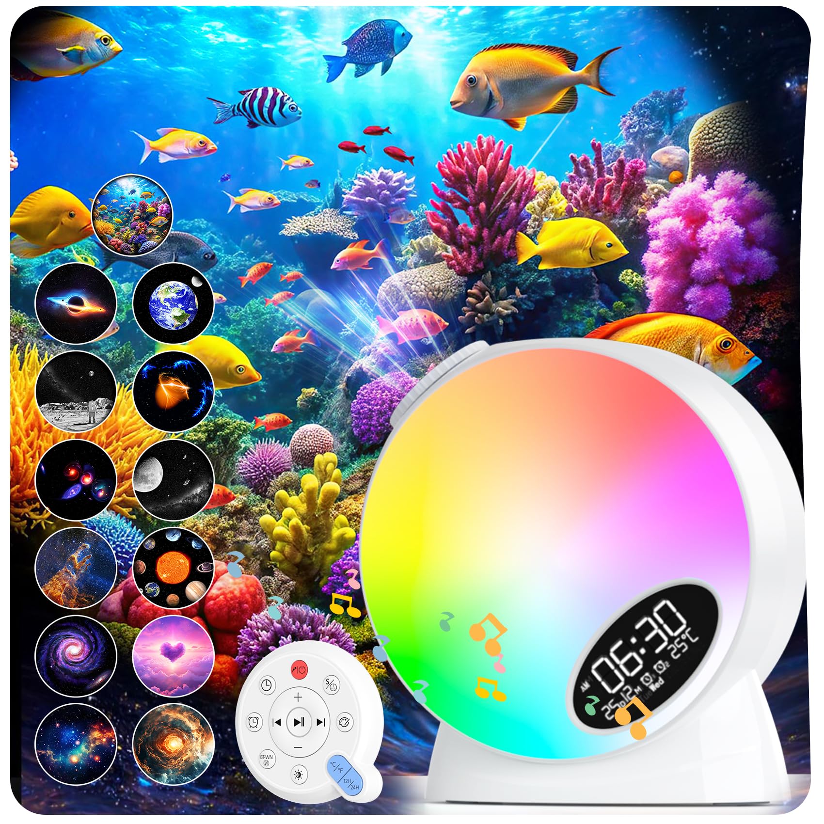 プロジェクター Y Amazon.com: Galaxy Projector for Pro Bedroom,13 in 1 HD