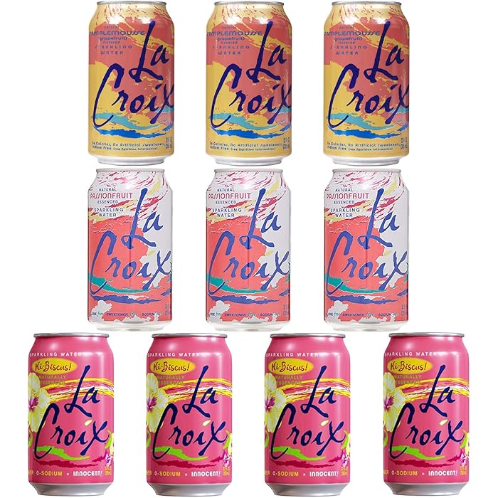 Buy La Croix Grapefruit, Hibiscus, Passionfruit Naturally Essenced