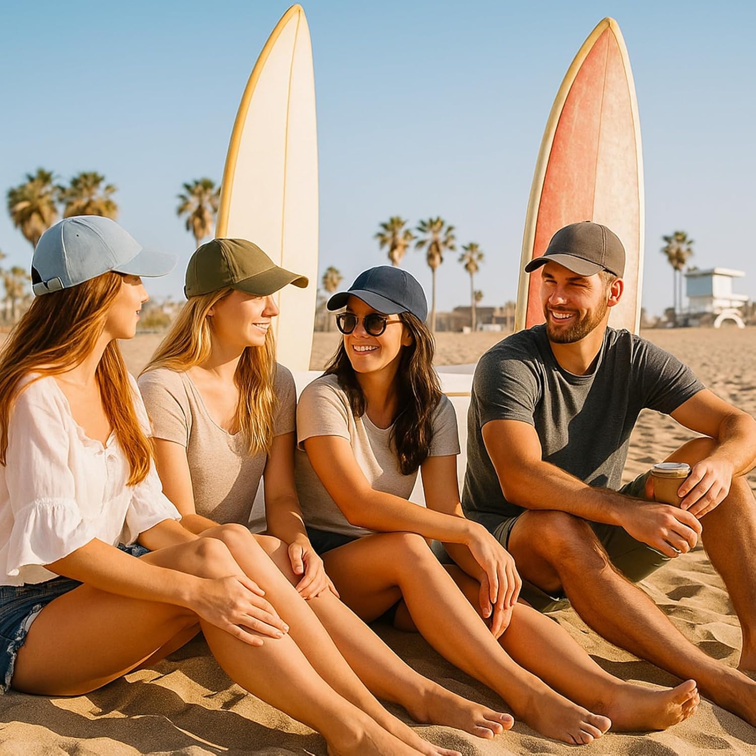 TOP-EX Unstructured 100% Organic Cotton Oversized XL XXL Cooling UPF50+ Baseball Caps Big Head - Image 6