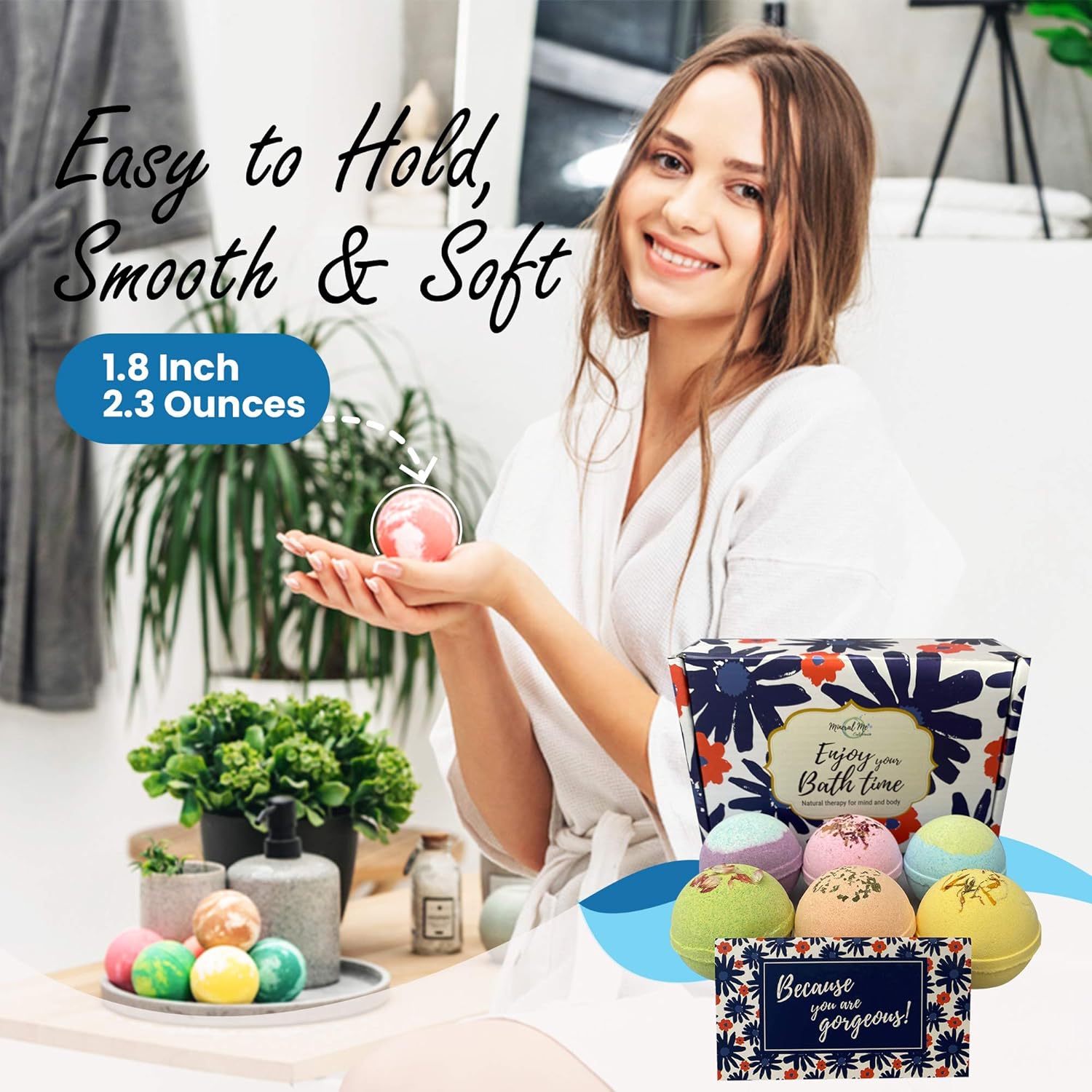 Bath Bombs for Women - Organic Bath Bombs Gift Set - Family Pack