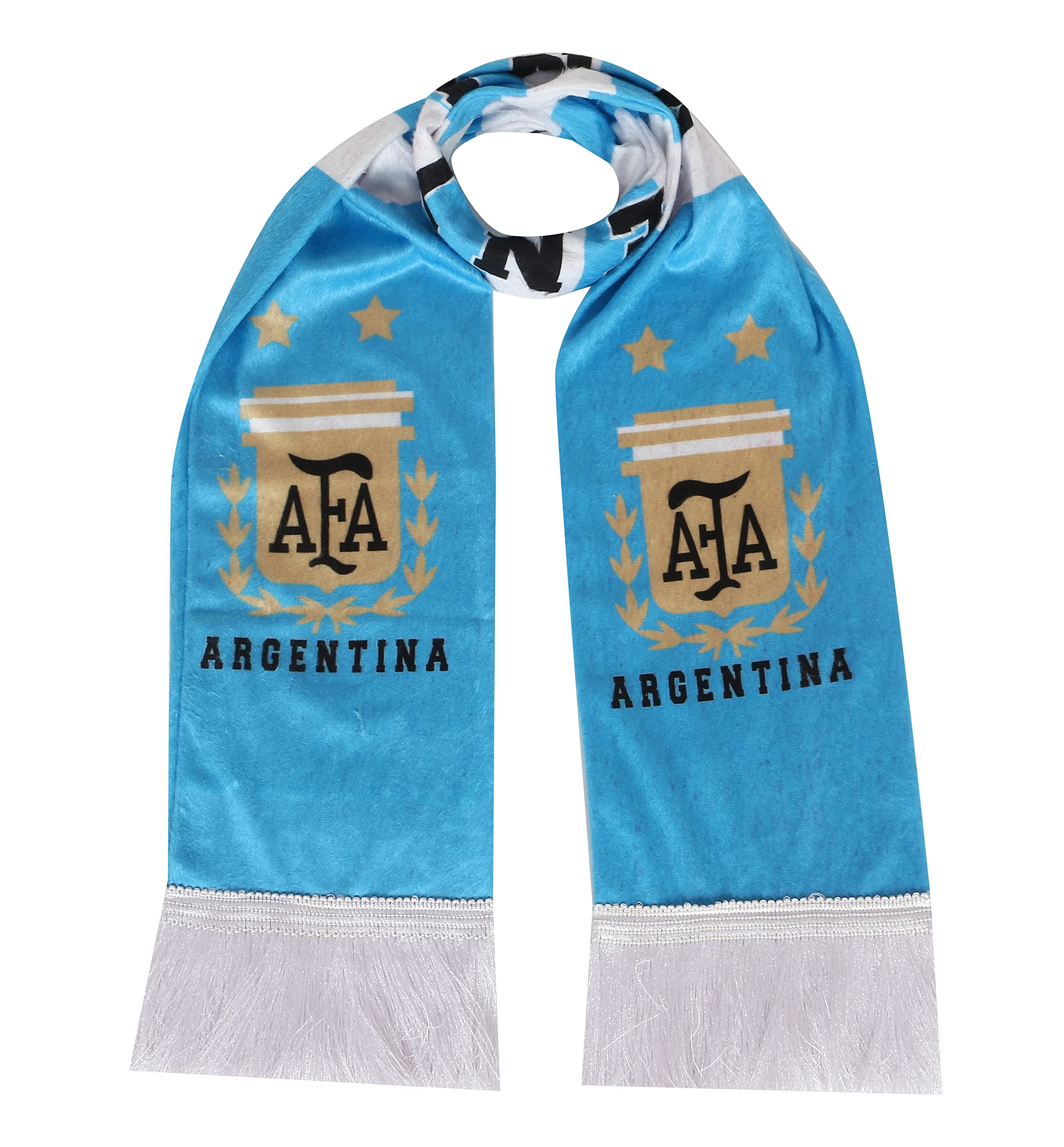 knk Soccer Winter Muffler Football Scarf Country World Cup Fans Soccer Scarves velvet Fur Premium Fabric-picture-31