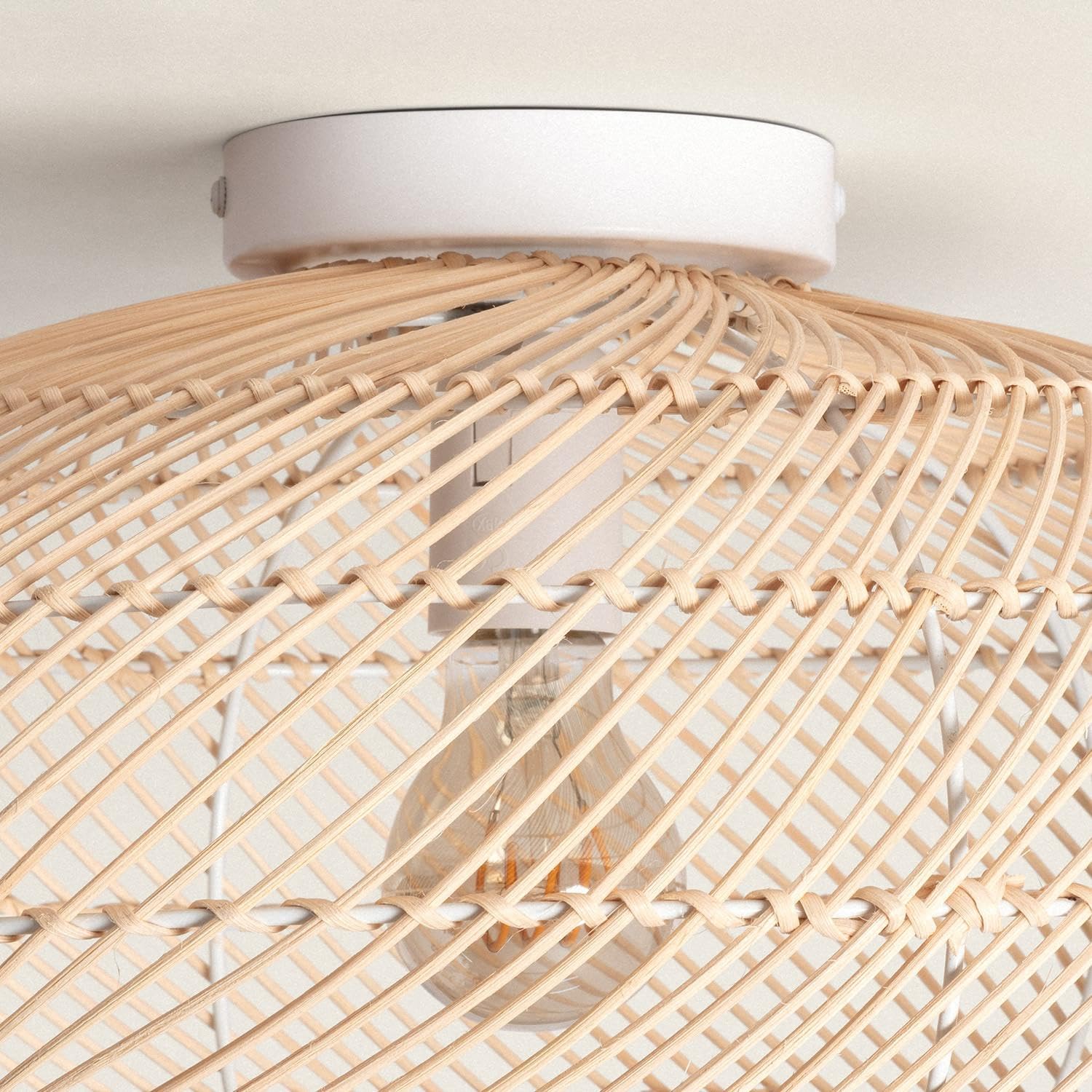 LEDKIA Plafón de Techo Bambú Nango Natural