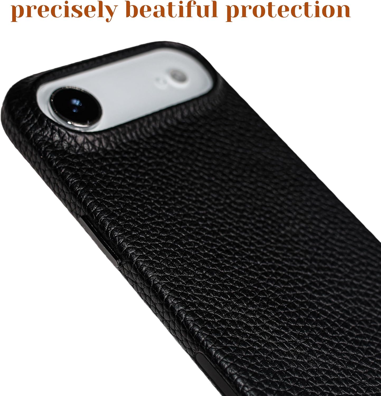 BLACKBROOK Leather Case for iPhone Air – Arden Handcrafted Slim Snap-On Cover, Full Grain Leather, MagSafe Compatible, Camera & Screen Protection, Elegant Gift Box