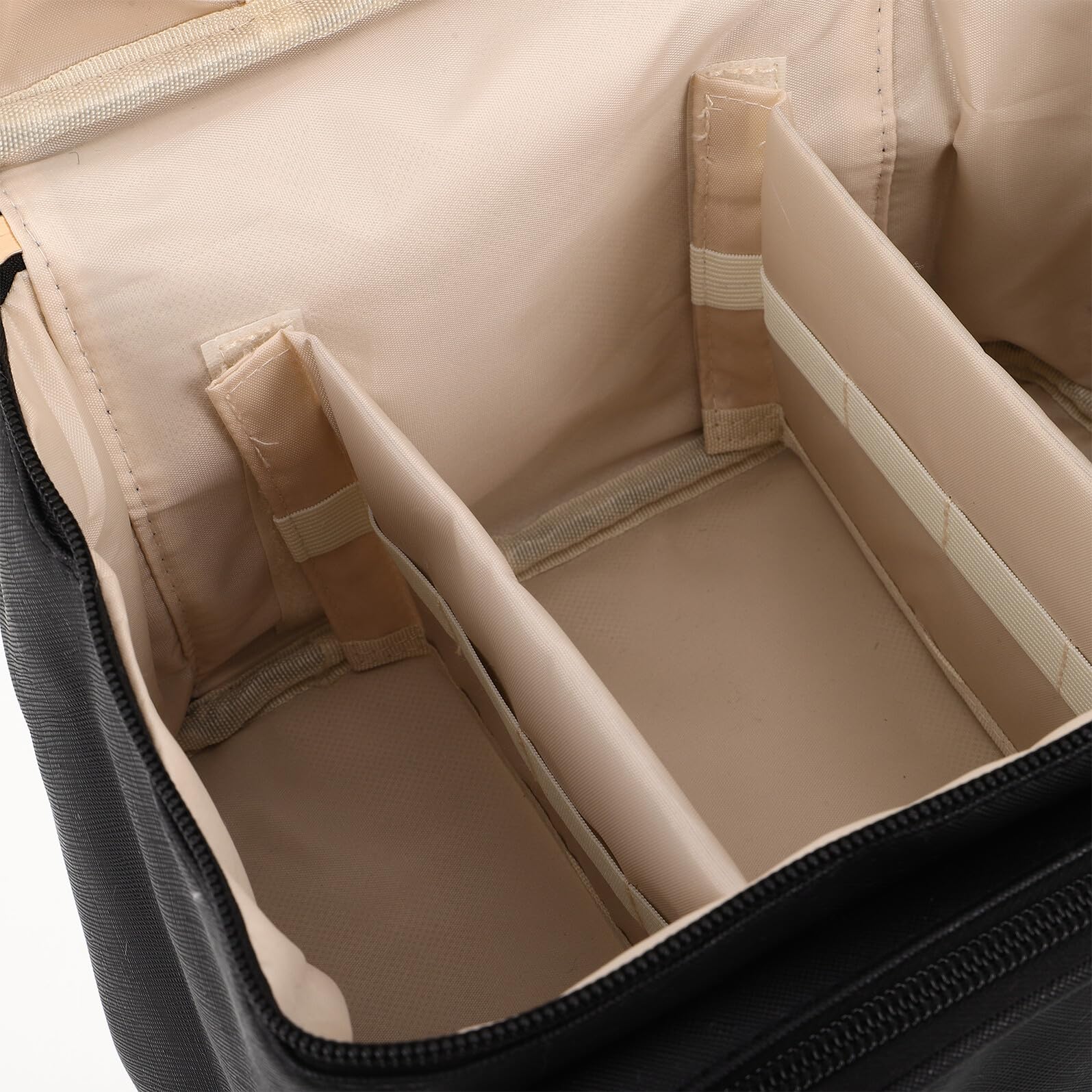 Borsa Trucco da Viaggio in PU Grande Capacità con Divisori e Zip Organizer Portatile per Cosmetici e Prodotti da Toilette per Donna Leggera e Resistente per Viaggi e Avventure all