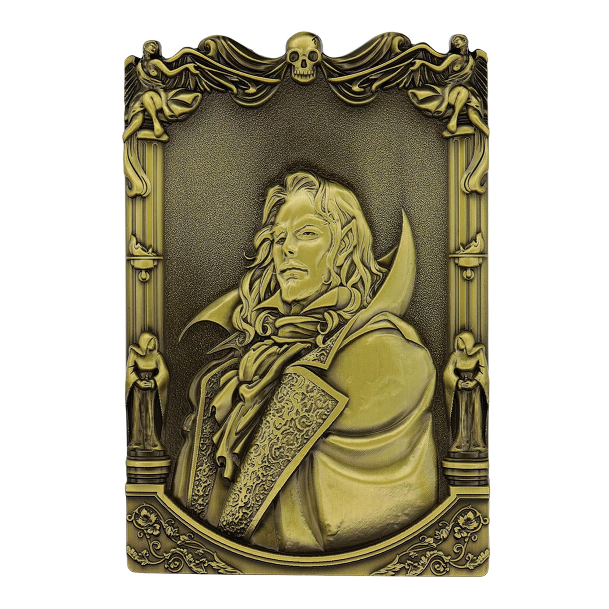 Dracula Limited Edition Collectible Metal Ingot - Castlevania Collectible - Embossed Double-Sided Design - Limited to 5000 Worldwide