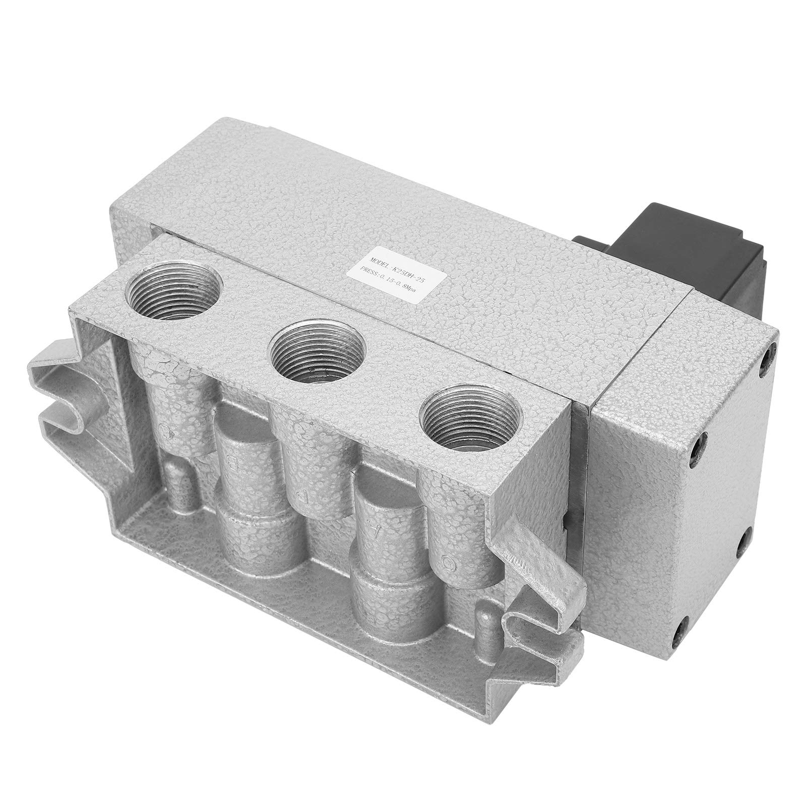 Válvula solenoide Válvula solenoide de 2 posiciones y 5 vías Co eléctrico único (CC 24 V)