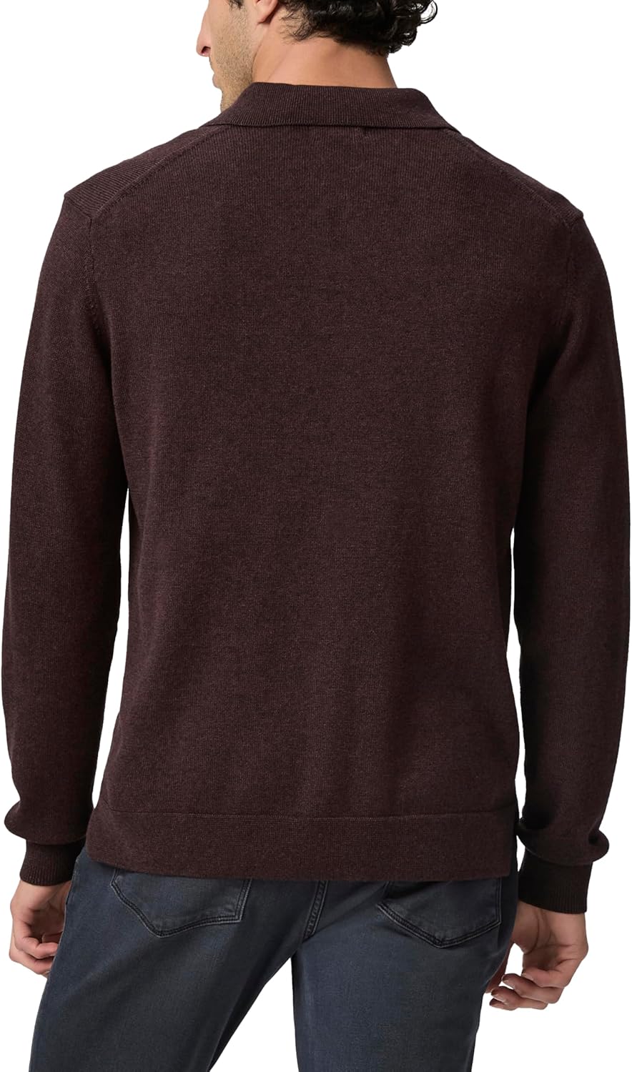 Paige Mens Finsbury Quarter Button Up Sweater Polo - Image 4