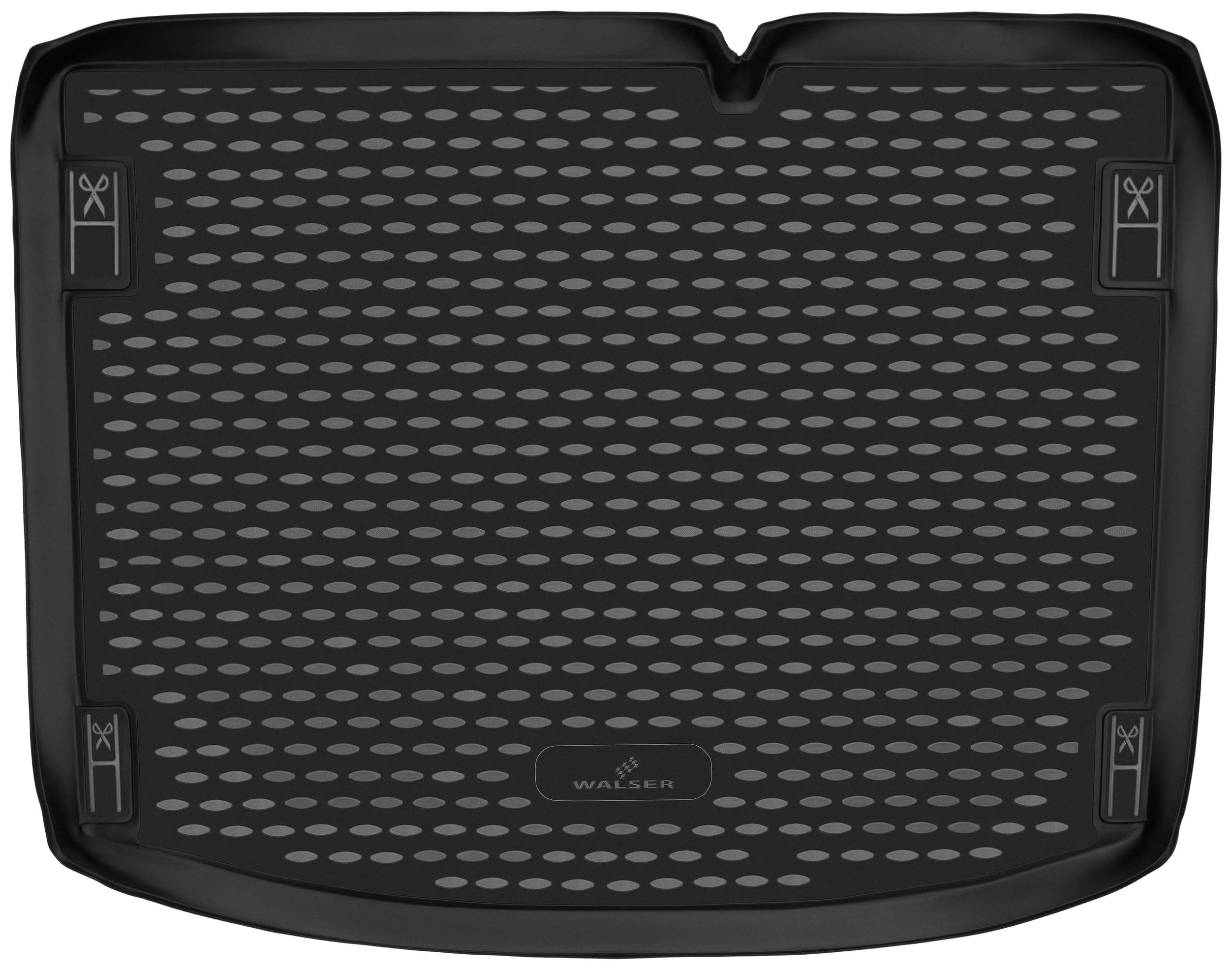 WALSER XTR Kofferraumwanne für Suzuki Vitara unterer Ladeboden 2015-Heute, 100% passgenaue Antirutschmatte Auto, Gummimatte Auto, Kofferraum Schutzmatte, Auto Gummimatten