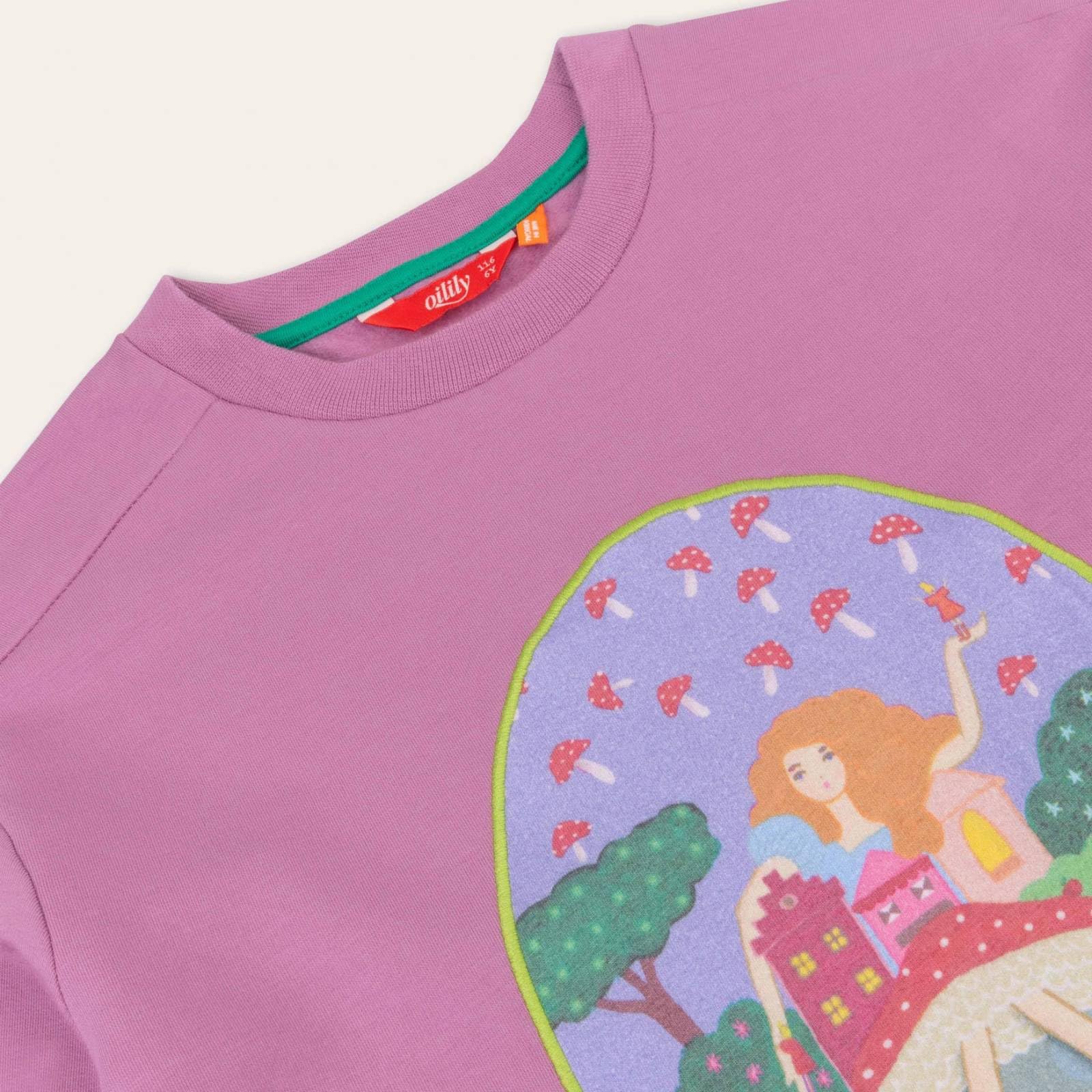 Oilily Mädchen Sweat-Shirt Hinde-104 - Kindermode : Mädchen