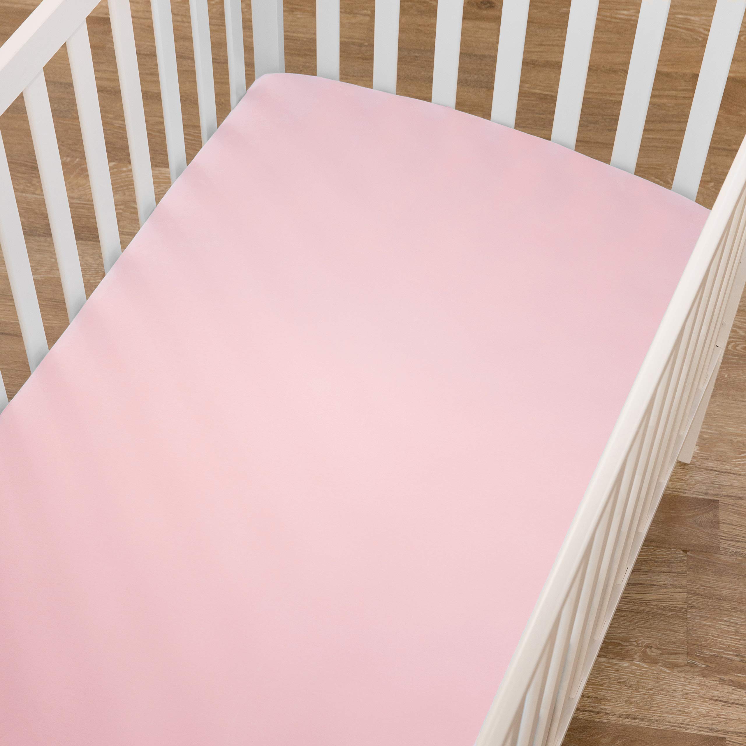 American Baby Company Spannbettlaken für Babybett, 100 % Baumwolle, Jersey, 2 Stück