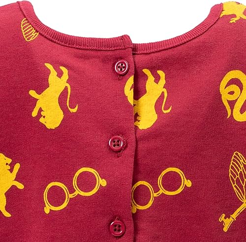 Miniatura 6 de Harry Potter Gryffindor Harry Potter - Mameluco sin mangas de rizo francés para niñas de niños pequeños a niños grandes