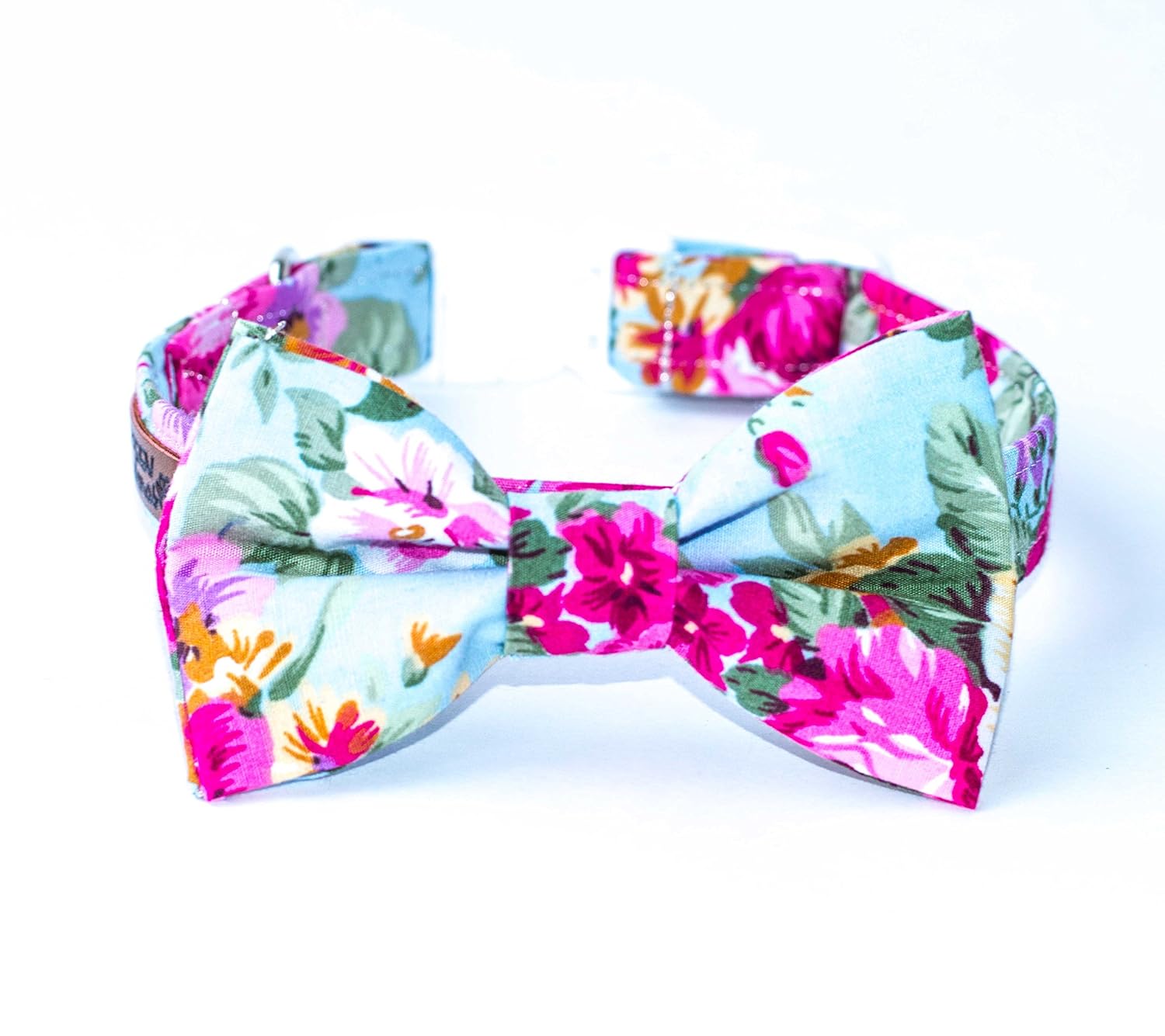 Amazon.com: Girl Dog Bow Tie Collar Floral Female Dog Bow Tie Collar ...