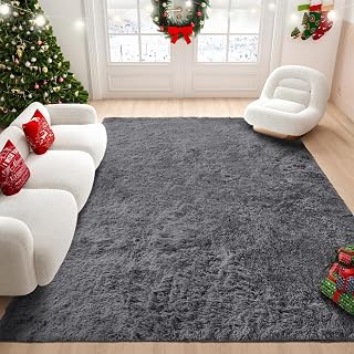 KAZAMI Living Room Large Fluffy Rug Area Rugs Soft Rugs Shag