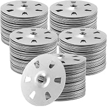 MOUYAT 1200PCS Easy Fix Washers, 35mm Tile Backer Board Washers, Metal Washer for Gypsum Board, Extruded Plate, Insulation Thermoboard, Fixed Backer Boards
