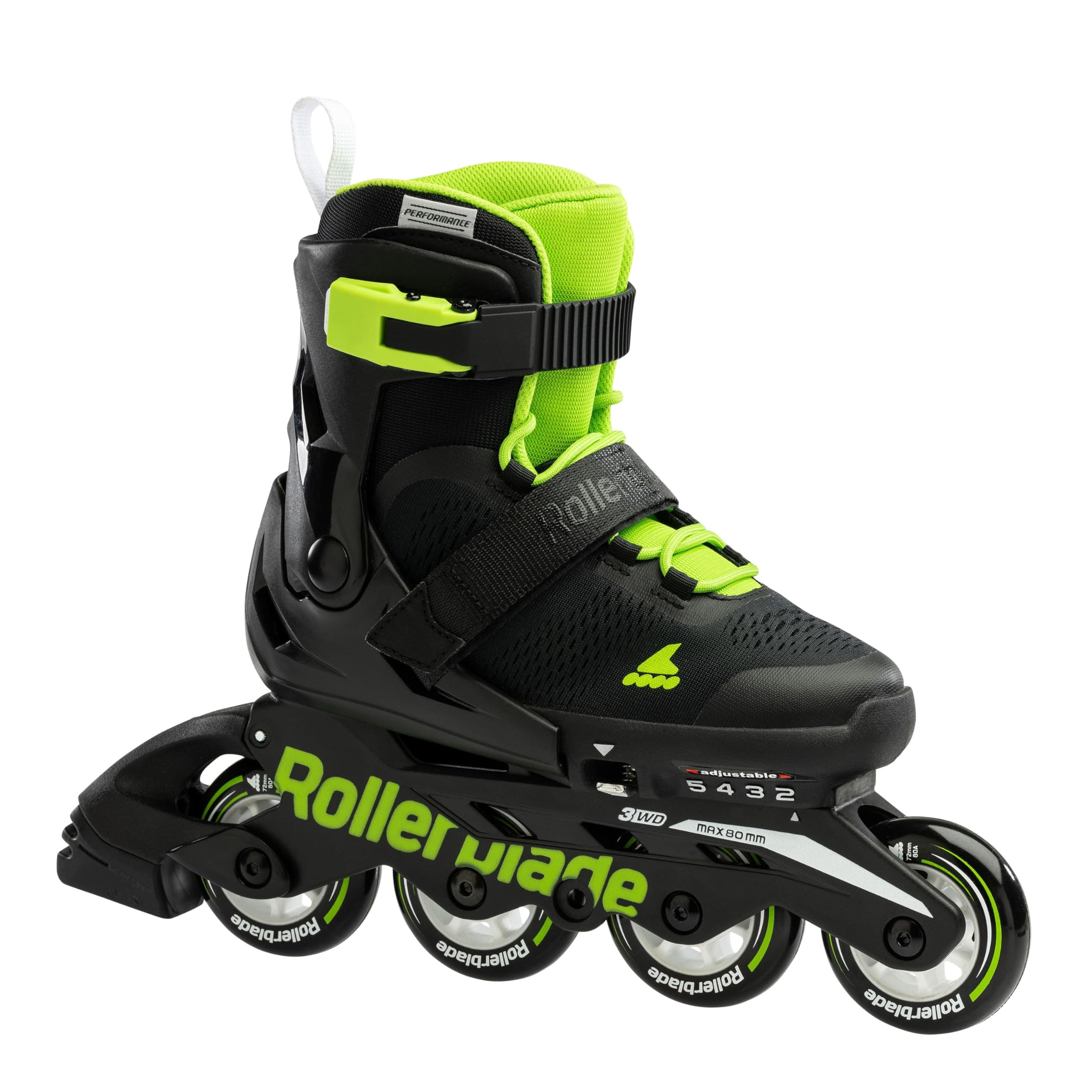 Rollerblade Patines en línea Microblade para niños, Azul Noche/Naranja, en Diferentes tamaños