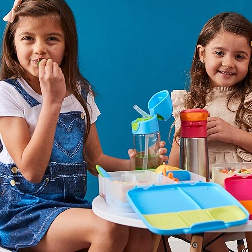 Miniatura 5 de b.box Lonchera y botella de agua deportiva de 20 onzas | Caja Bento grande a juego + botella de bebida para niños | Color: brisa oceánica |