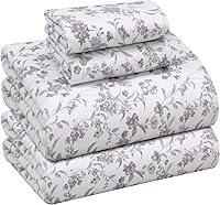 Vista 314 de RUVANTI Flannel Sheets Twin Size - 100% Cotton Double Brushed Twin Sheets Set, Deep Pockets 16 Inches, All Seasons Breathable & Extra Soft Bed Bali