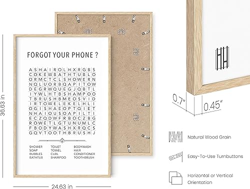 Miniatura 193 de HAUS AND HUES Decoración Divertida de Baño – Arte de Pared de Barba y Mullet, Letrero Humorístico de Baño, Impresión de Pared Divertida para Baño o