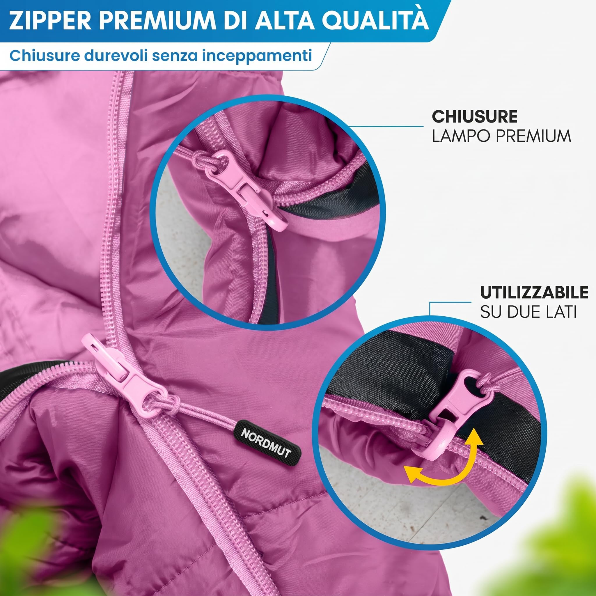 NORDMUT® Sacco a pelo bambini – Cresce con il bambino per protezione –per bambini in materiali non tossici – Sacco a pelo 3 stagioni (200 GSM) per avventure outdoor