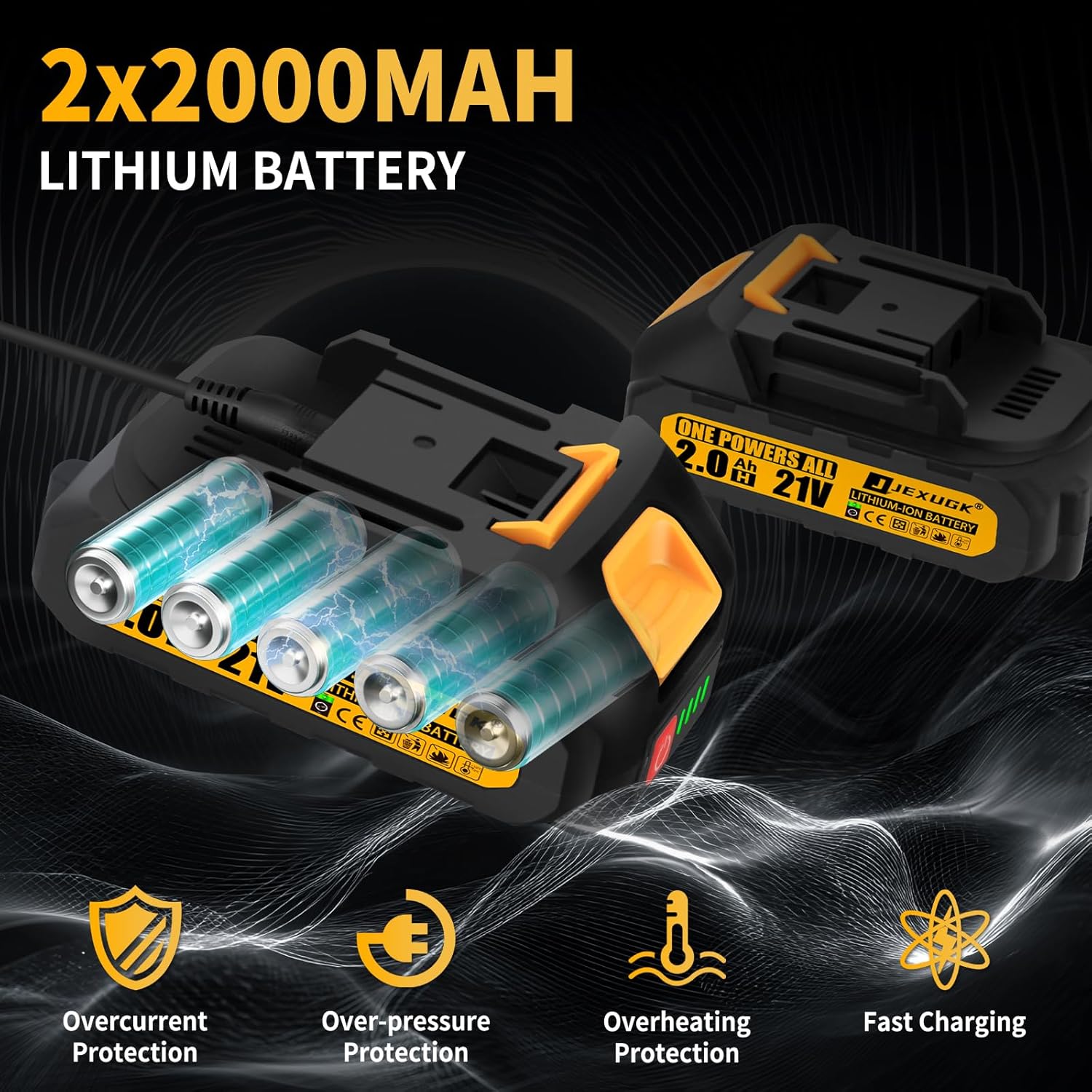 6" Mini Chainsaw Cordless,2 x 2.0Ah Battery Brushless Electric Chain Saw Tool-free Installation with 2 Chains & Guide Plates,Portable Handheld Motosierra for Tree Pruning Wood Cutting