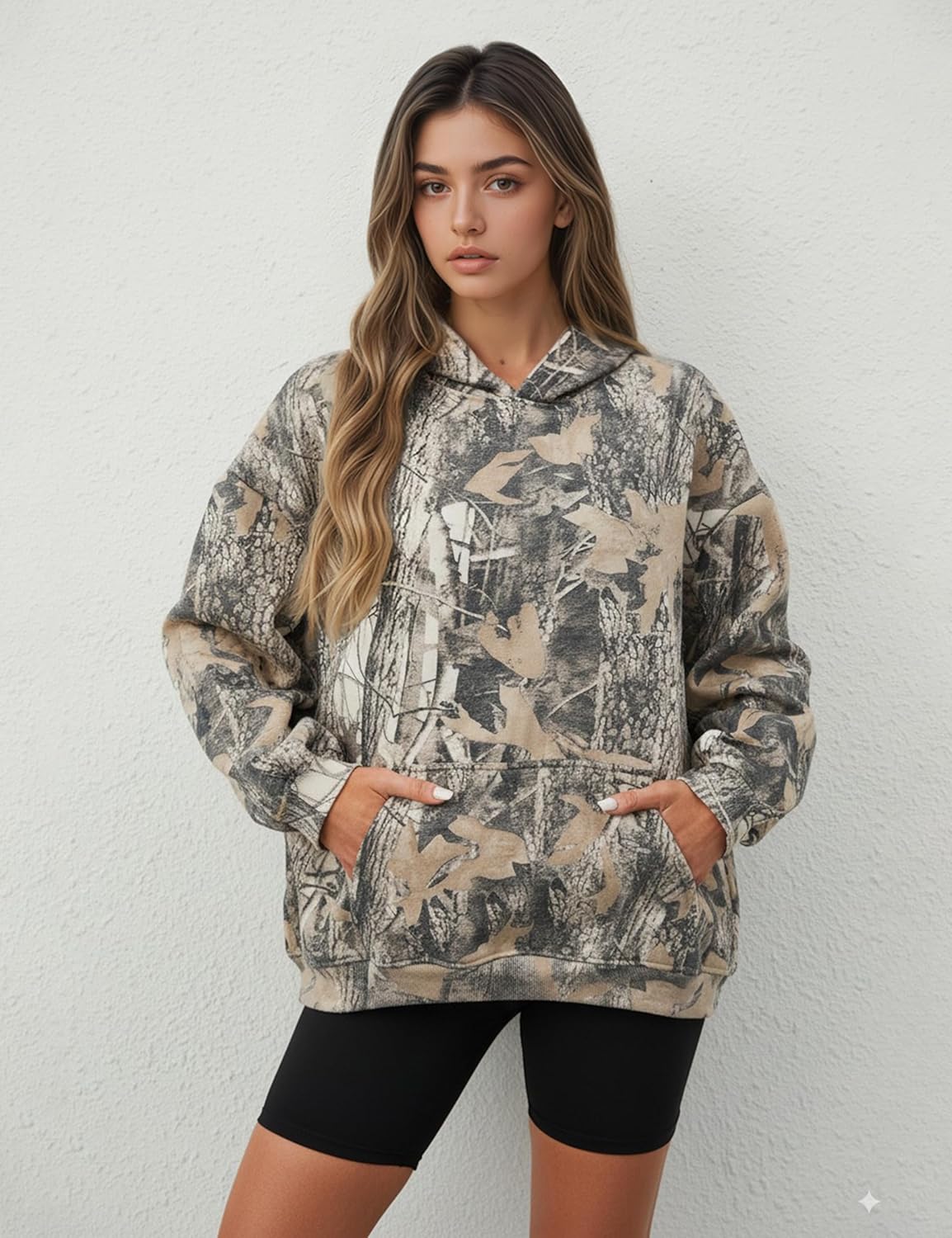 Oversized Leopard Print Hoodie for Women Men Long Sleeve Hooded Sweatshirts Cute Pullover with Pocket - Image 4
