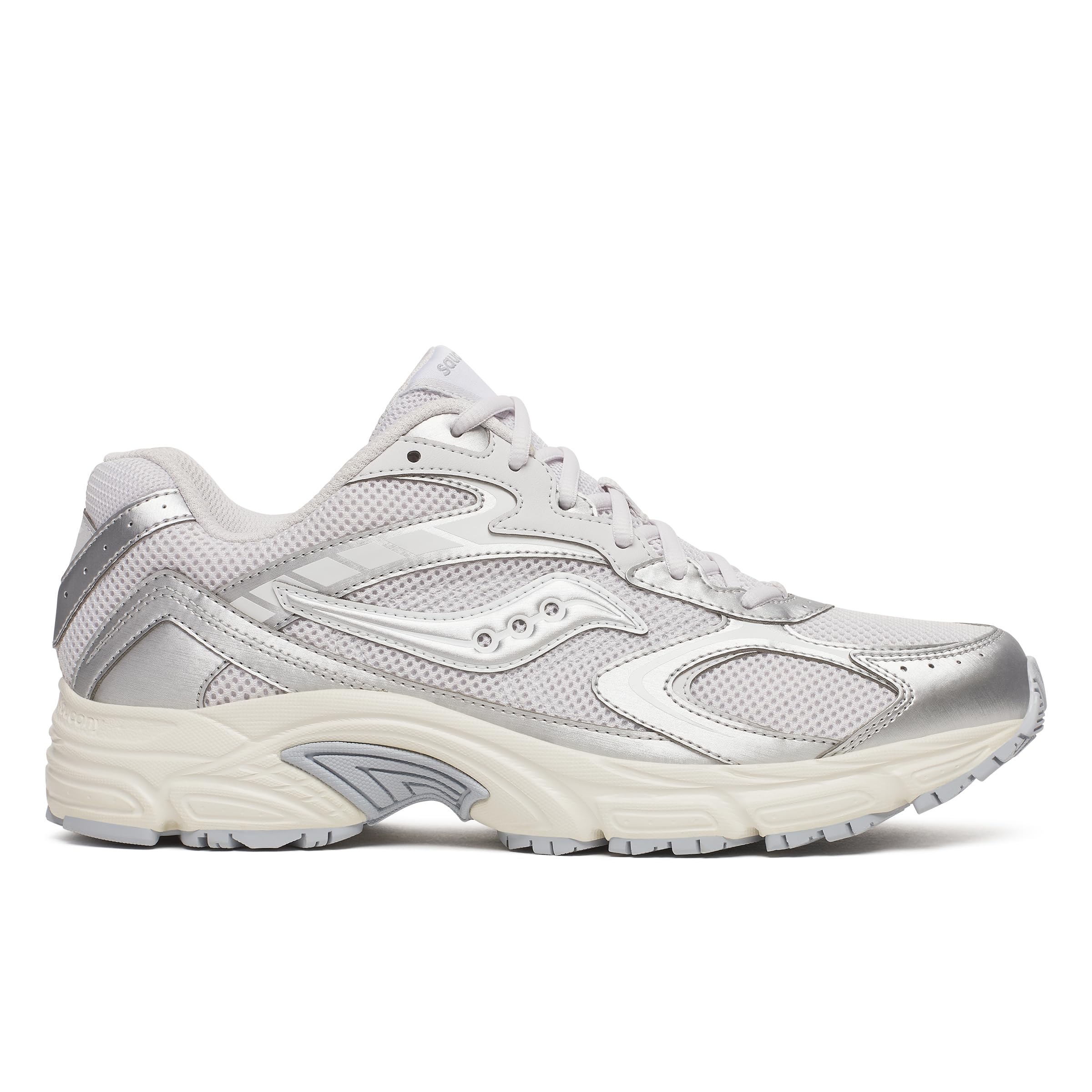 Saucony Unisex Tempest Sneaker Trainer Shoe,Cloud/Silver, 7