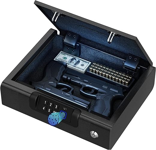 RPNB Biometric Handgun Safe – California DOJ Certified Smart Safe