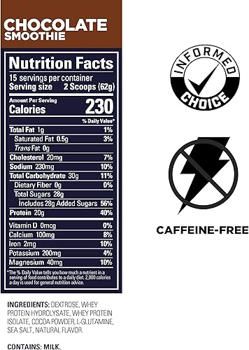 Miniatura 6 de Gu Energy Roctane Ultra Endurance Proteína Recuperación Bebida 15 Bolsa para servir batido de chocolate