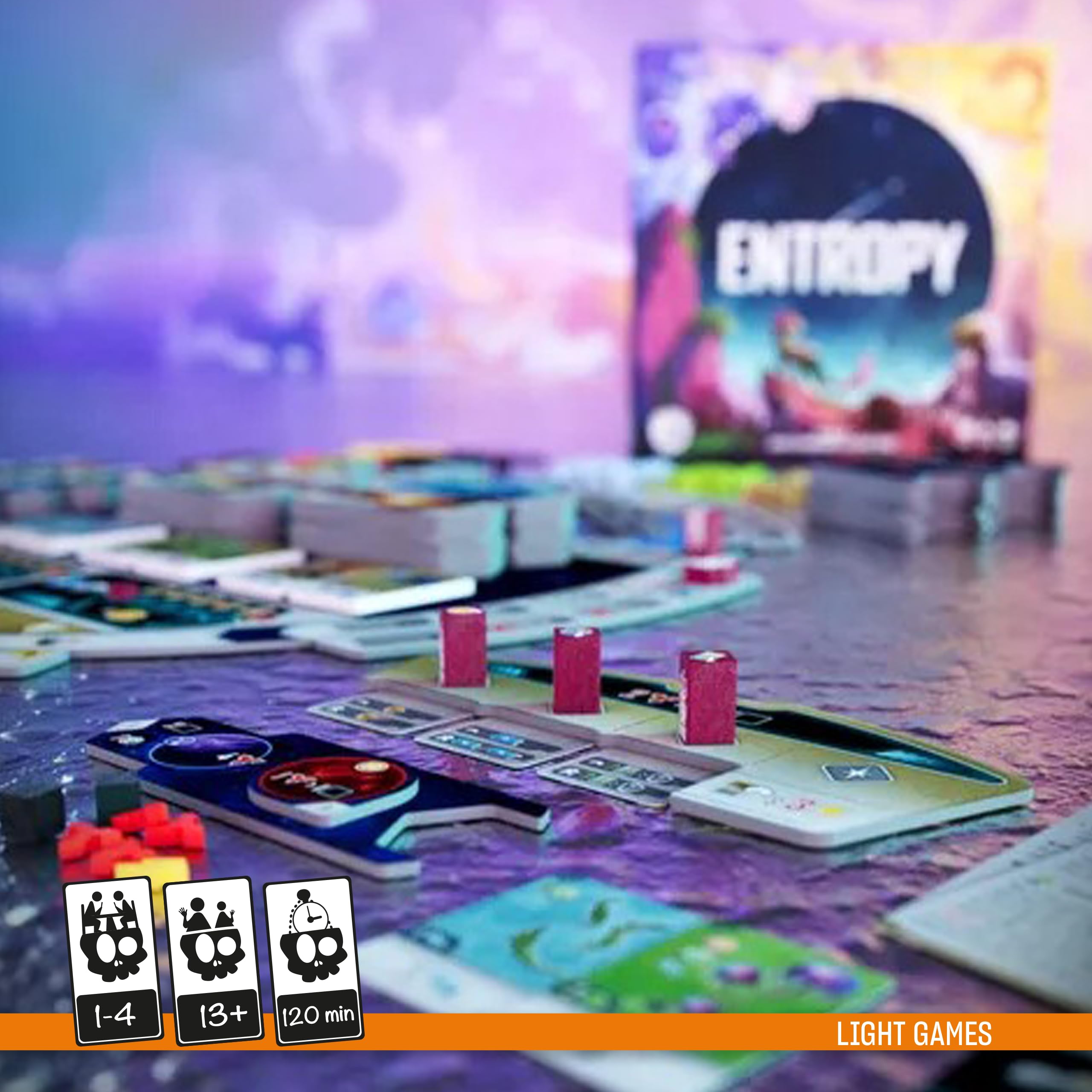 Cranio Creations - Entropy - Plasma un Nuevo Universo! - 1-4 Jugadores - 120 min - Juego para Expertos - A Partir de 13 años - Edición en Idioma Italiano