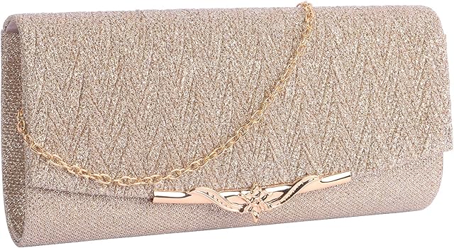 Party Banquet Glitter Bag Chain Shoulder Bag Sequins Evening Clutch Purse For Wedding Dinner Evening Party