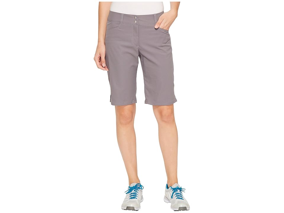 

adidas Golf Essentials Lightweight Bermuda Shorts (Trace Grey) Women's Shorts, Gray