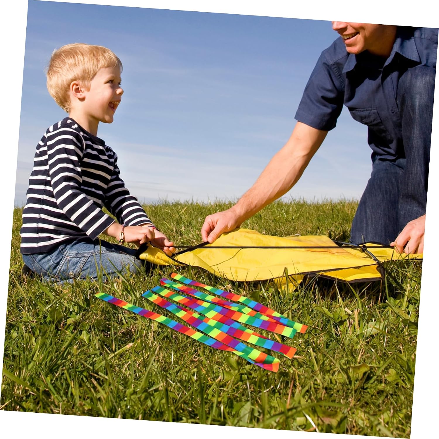 Rainbow Cloth Kite Tail Decorative Outdoor Accessory for Flying Kites image 4