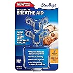 New SleepRight Intra-Nasal Breathe Aids Breathing Aids for Sleep Nasal Dilator - 3 Pack