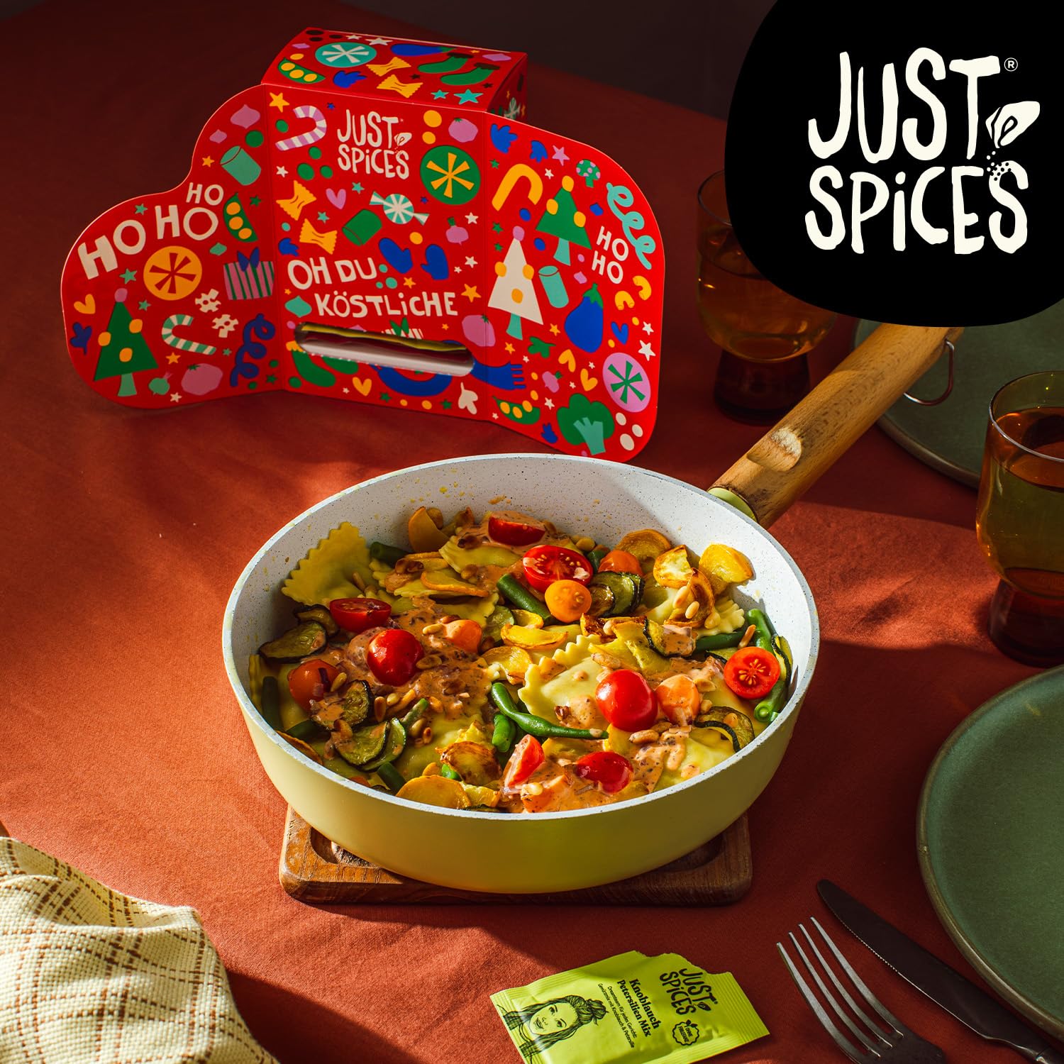Just Spices Kleiner Gewürz Adventskalender 2025 24 Gewürzmixe Probierformat Rezepte Dezember