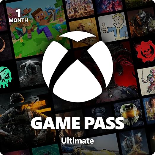 Xbox Game Pass Ultimate – 1 Month Membership – Xbox Series X|S, Xbox One, Windows, Cloud Gaming Devices Digital Code
