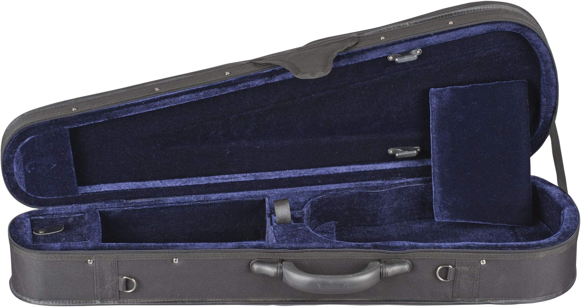 Shaped Violin Case Black Blue 4/4 Size