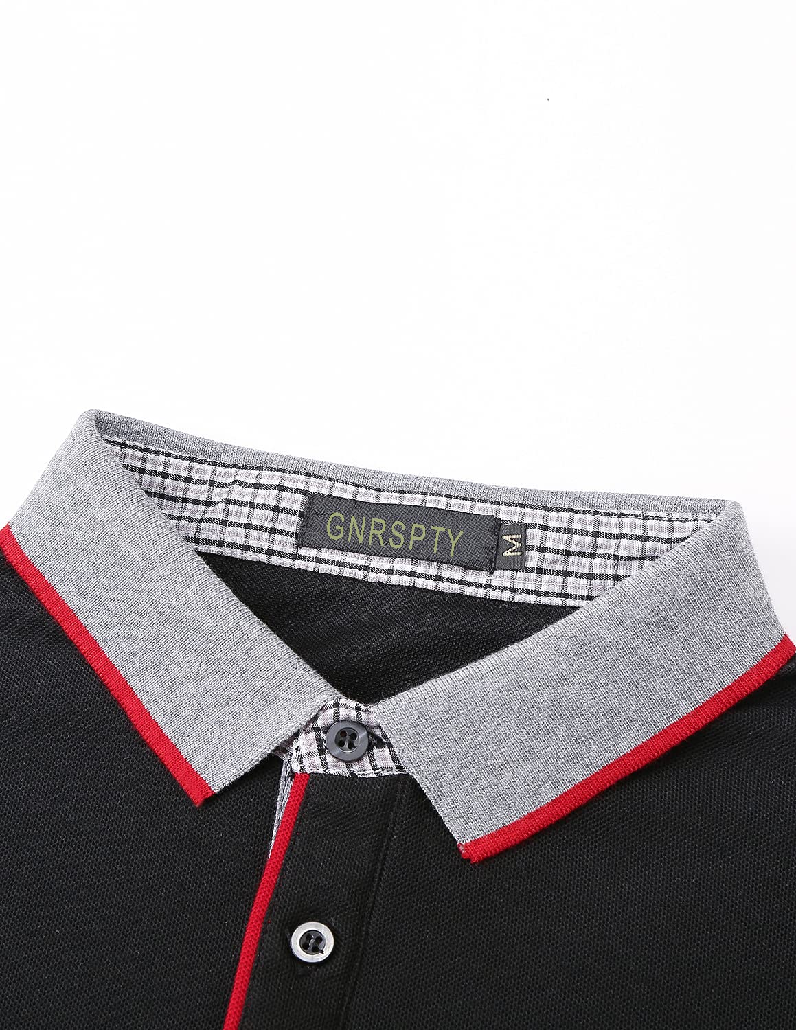 GNRSPTY Polo Manica Lunga Uomo Maglietta Denim Collare Maglia Elegante Cotone T-Shirt Golf Tennis Lavoro Camicia