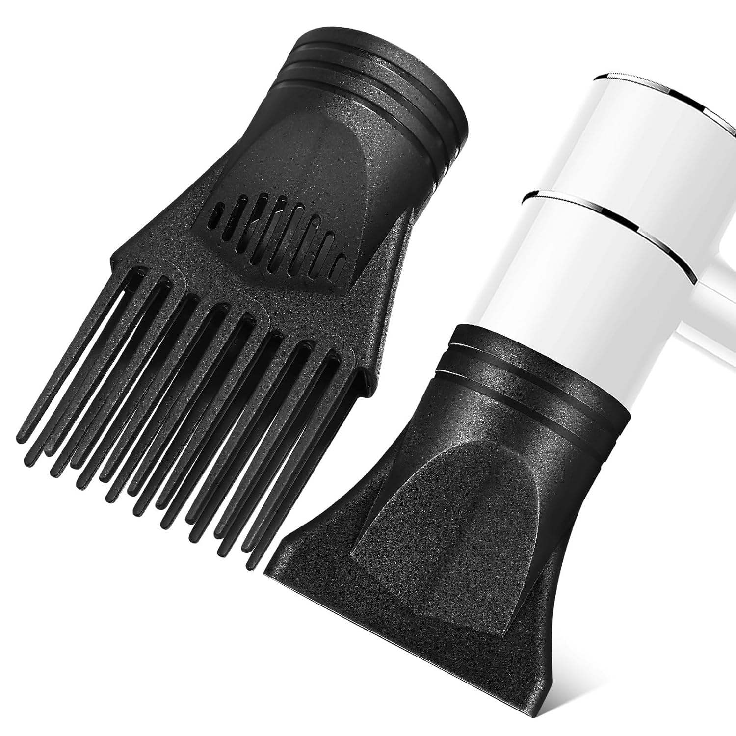 Pcs Black Plastic Salon Hair Dryer Nozzle Martinique Ubuy