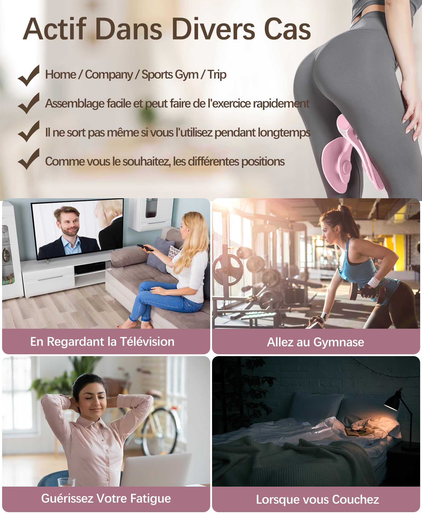 Trainer Per Gambe E Glutei Con Resistenza Regolabile 0-35 Kg – 360° Rotante, Contatore Digitale, Unisex