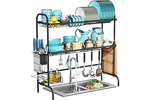 MOUKABAL Over The Sink Dish Drying Rack