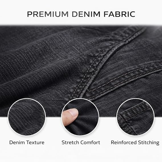 VOLEROWomen's Motorcycle Riding Jeans with Armor Stretch Denim Moto Pants, Protective Riding Pants for Street & Commuting