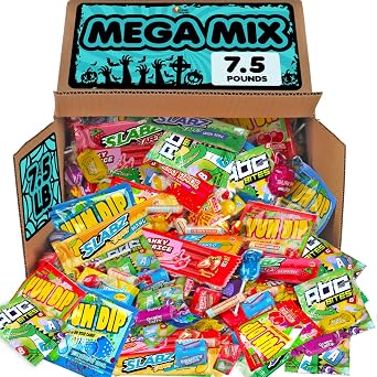 Bulk Candy Assortment - 7.5 Pounds - Candy Variety Pack - Candies Individually Wrapped