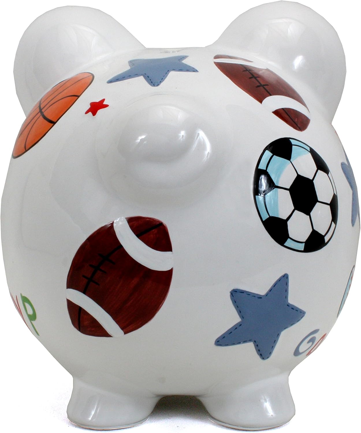 Child to Cherish Ceramic Piggy Bank for Boys, Sports