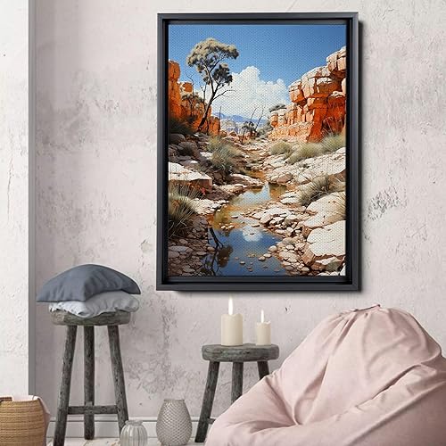 Miniatura 2 de Desert at Dusk Nature print Warm Earth Tones and Pastel Skies Art Print Sunset Desert Artwork Comforting Southwestern Home Decor