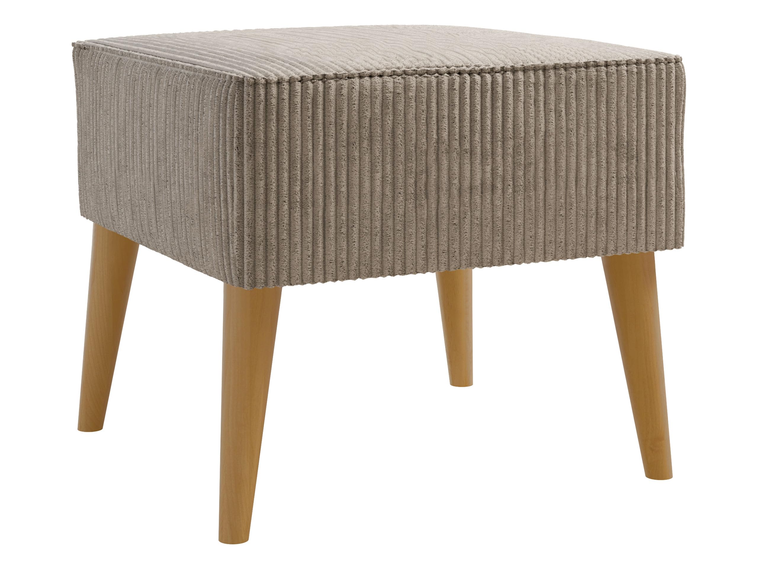 Mirjan24 Hocker Lucio Cord, Fußhocker Polsterhocker Sitzhocker, Sitzbank, Fußbank, Pouf, Farbauswahl (Poso 02)