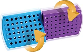 Heathrow Scientific HS29041A Rota-Rack Duo Tube Rack, Blue