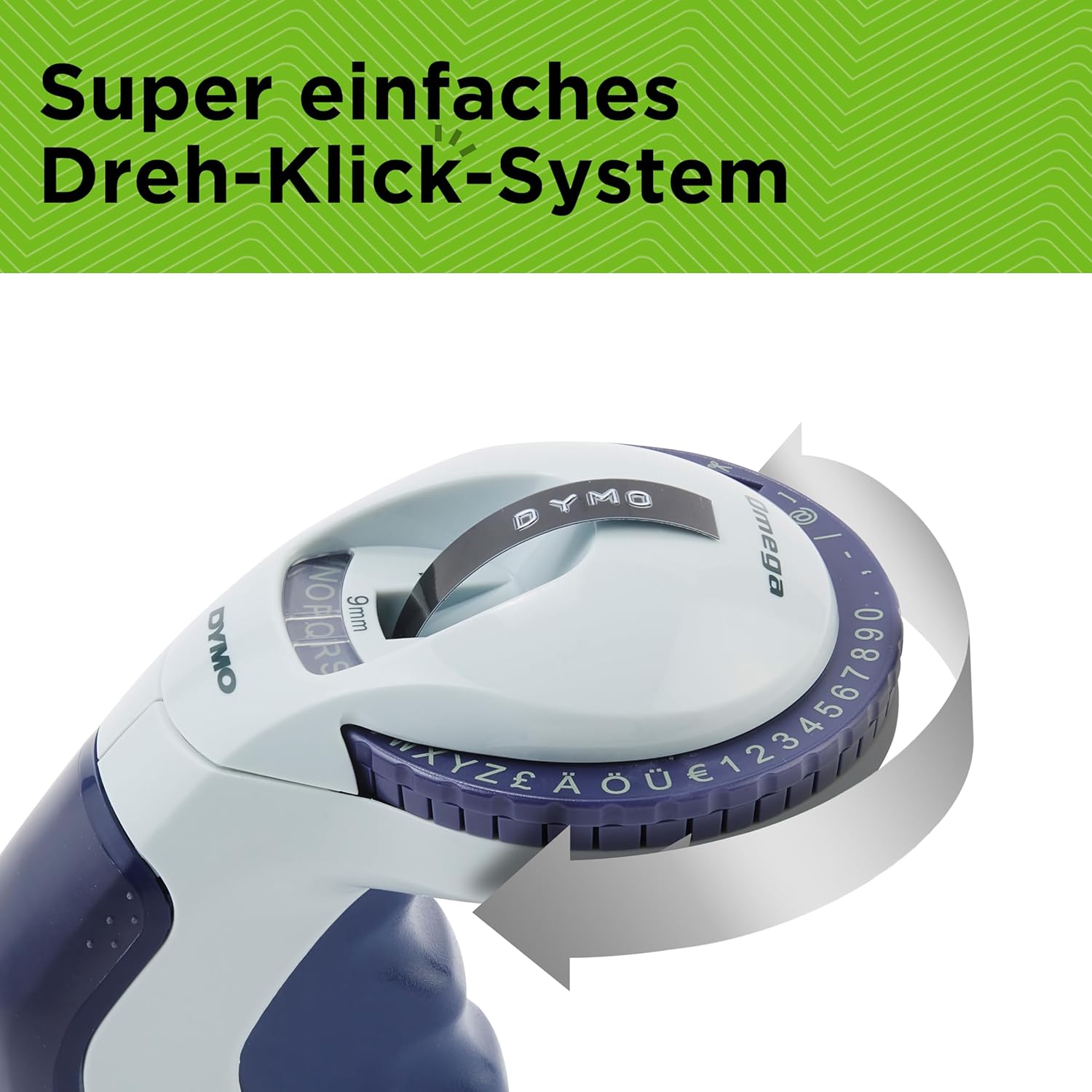 DYMO Omega prégegerät használat közben
