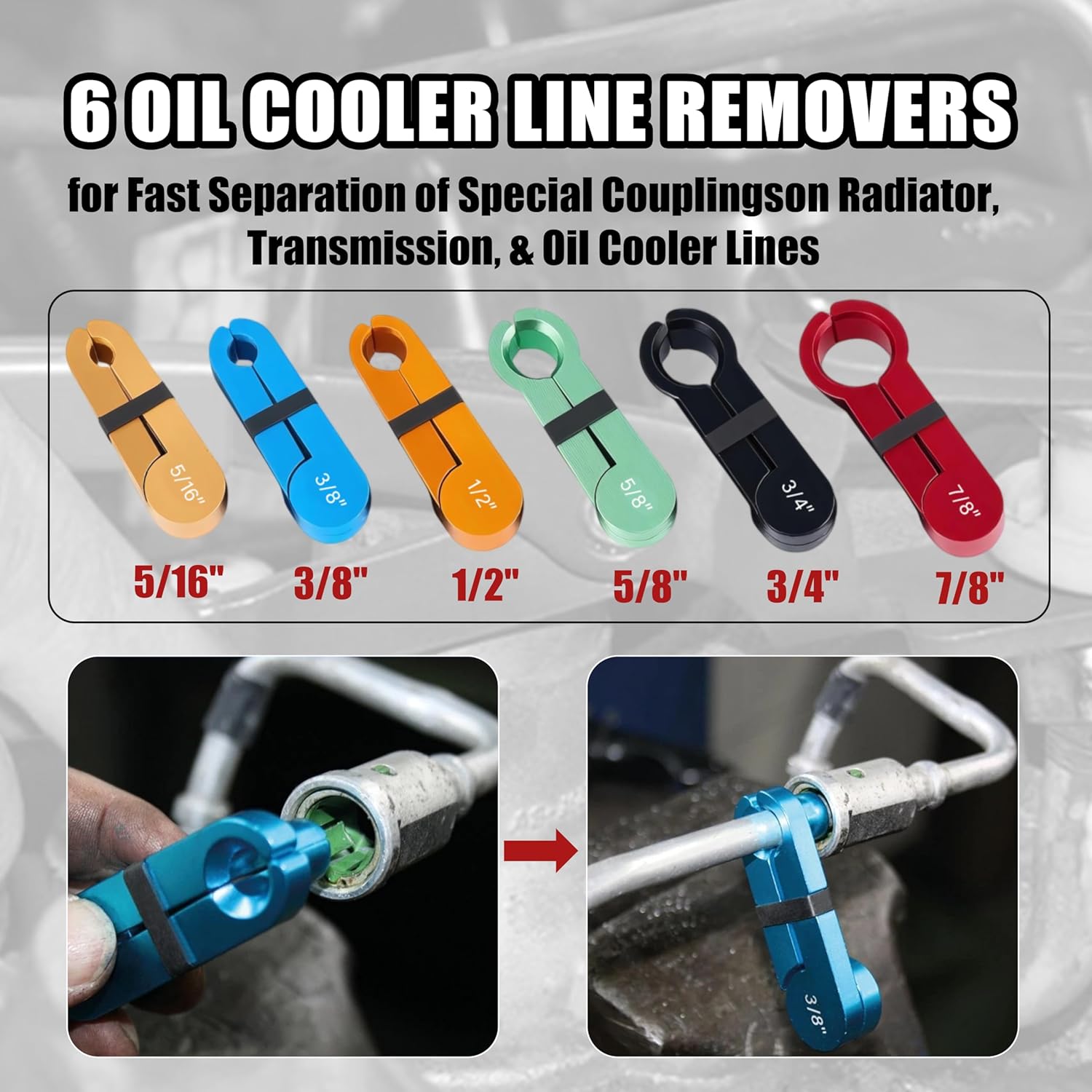 SGT 27pc Fuel Line Disconnect Tool Set,Master Quick Disconnect Tool Kit with Fuel and AC Disconnect Pliers,Fuel Line Removal Tool Set for AC Fuel Line System