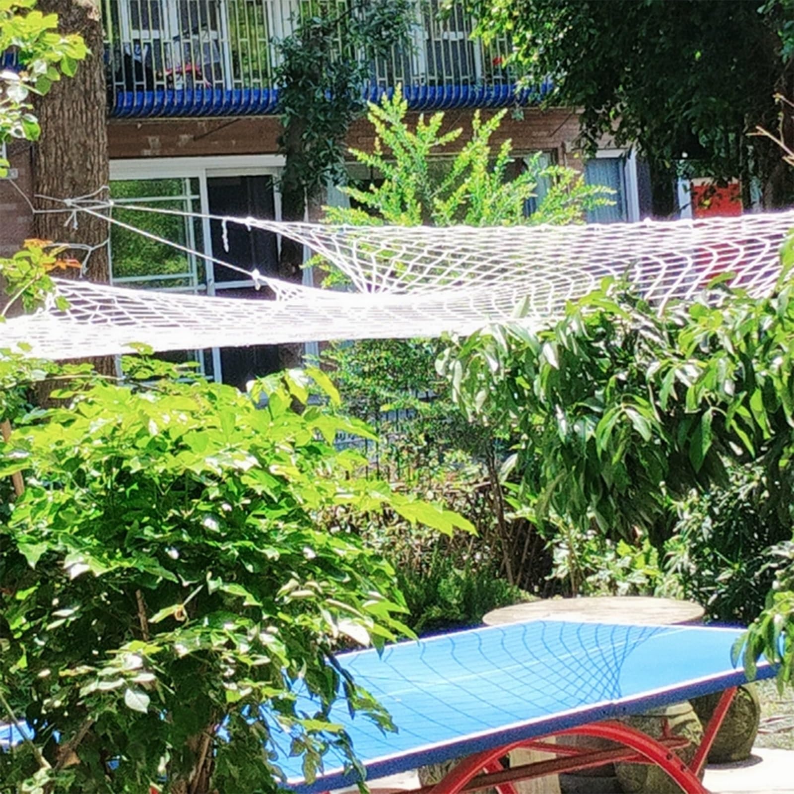 SHAARI Pflanzenkletternetze, Nylonmaterial, VerschleißFest, Uv-BestäNdig Geeignet für GartenstüTzen Seilnetz-ZäUne(5cm mesh,1x10m)