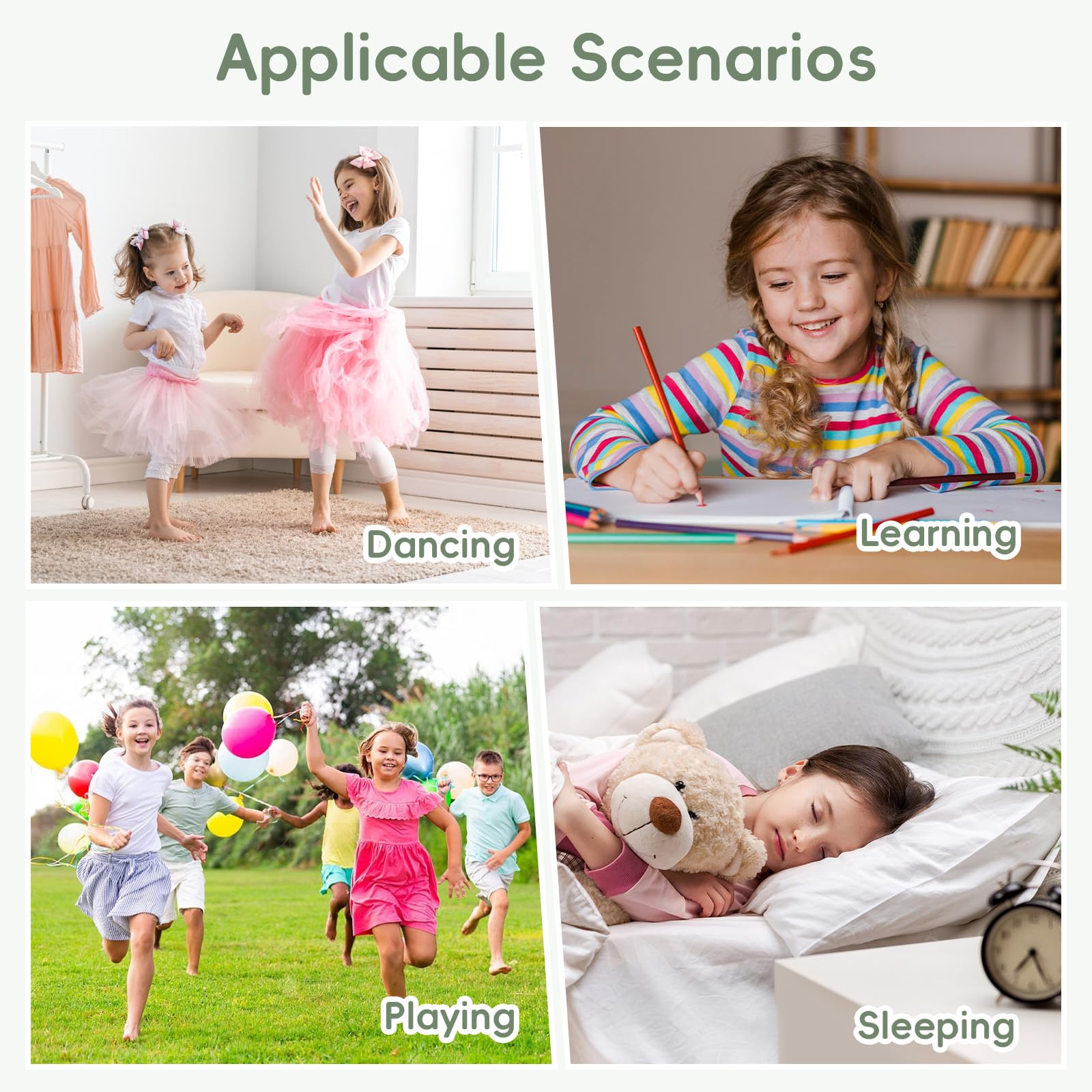 flintronic Pack de 4 Top Interior para Niña, Sujetador Deportivo Infantil, Sujetador Cortos de Niña Algodón sin Almohadillas